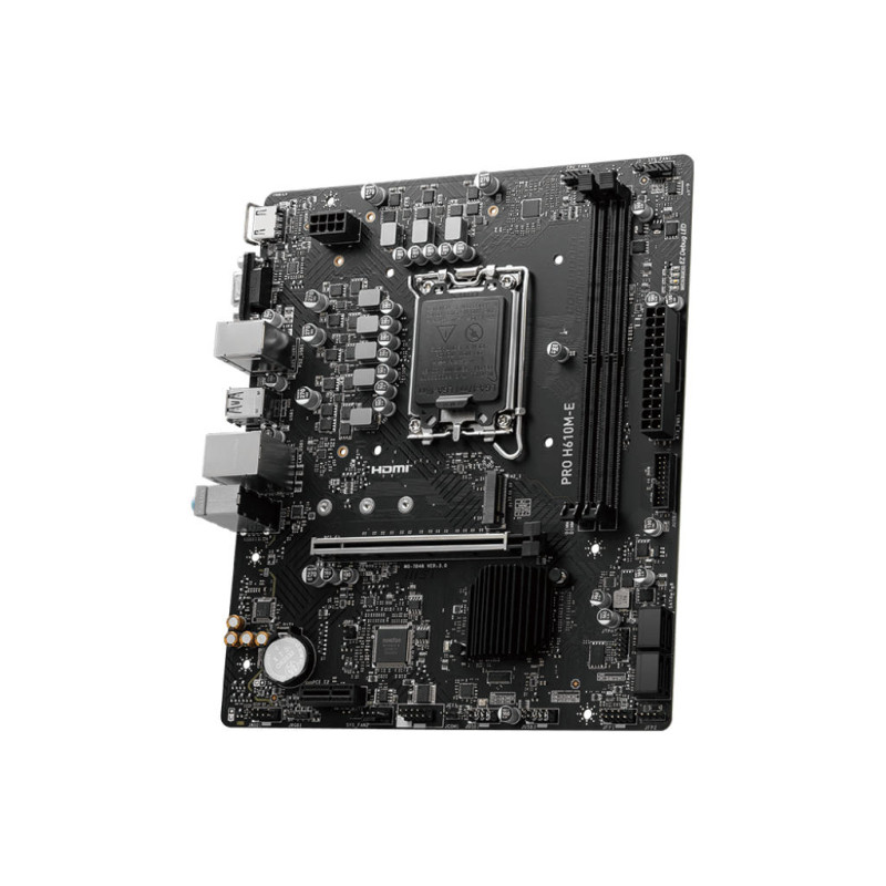 MSI Материнcька плата PRO H610M-E s1700 H610 2xDDR5 M.2 HDMI D-Sub mATX