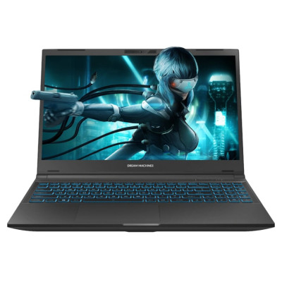 Dream Machines Ноутбук RG4050-15 15.6FHD IPS, Intel i7-13620H, 32GB, F1TB, NVD4050-6, DOS, чорний