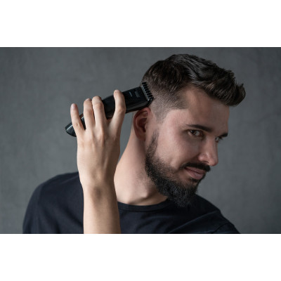 ARDESTO Машинка для стрижки HC-Y20-B, мережа+акум., насадок-2, сталь, чорний ARDESTO Машинка для стрижки HC-Y20-B, мережа+акум., насадок-2, сталь, чорний
