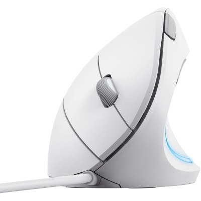 Trust Миша Verto Ergonomic, USB-A, Білий
