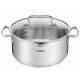 Tefal Кастрюля DUETTO+, 5л, з кришкою, нержавіюча сталь, скло