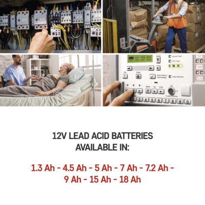Акумуляторна батарея EMOS B9652, AGM, 12V, 1.3Ah, fast 4,7mm Акумуляторна батарея EMOS B9652, AGM, 12V, 1.3Ah, fast 4,7mm