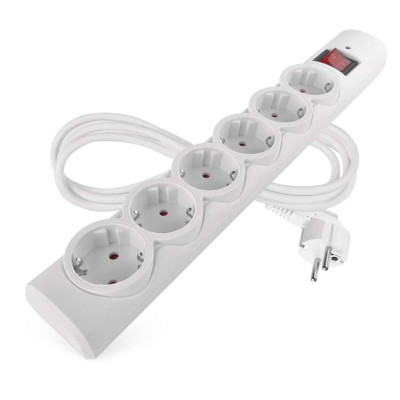 Мережевий фільтр Emos P54215 6 розеток 1,5 м 10 A 2300 Вт 1,5 мм²