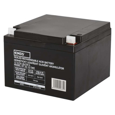 Акумуляторна батарея EMOS B9683, 12V, 26Ah, AGM, L2