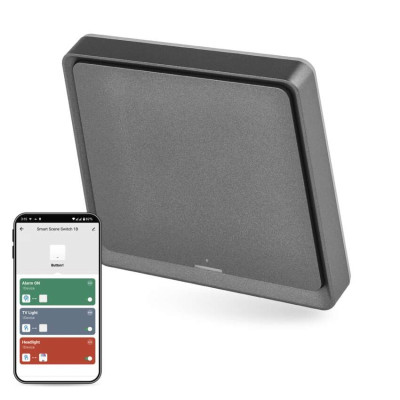 Розумний вимикач EMOS H5014 GoSmart 1 кнопка, чорний