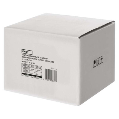 Акумуляторна батарея EMOS B9683, 12V, 26Ah, AGM, L2 Акумуляторна батарея EMOS B9683, 12V, 26Ah, AGM, L2