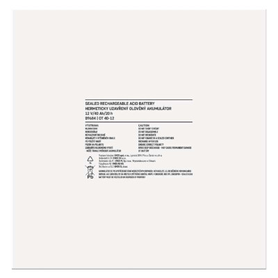 Акумуляторна батарея EMOS B9684, 12V, 40Ah, AGM, M6 Акумуляторна батарея EMOS B9684, 12V, 40Ah, AGM, M6