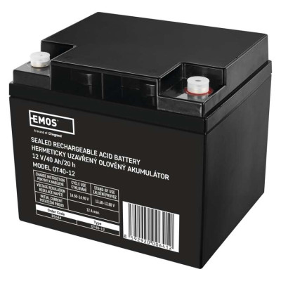 Акумуляторна батарея EMOS B9684, 12V, 40Ah, AGM, M6
