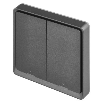 Розумний вимикач EMOS H5015 2 кнопки, ZigBee 3.0, чорний Розумний вимикач EMOS H5015 2 кнопки, ZigBee 3.0, чорний