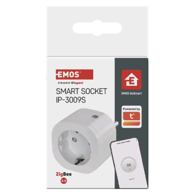 Розумна розетка EMOS P5533 GoSmart ZigBee 3.0 Розумна розетка EMOS P5533 GoSmart ZigBee 3.0