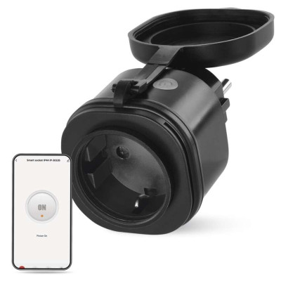 Розумна вологозахищена розетка EMOS P5534 GoSmart ZigBee 3.0 IP44