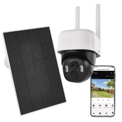 Розумна IP-камера Emos H4067 GoSmart, зовнішня, з Wi-Fi, сонячною панеллю та акумулятором