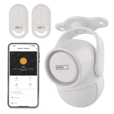 Розумна сигналізація GoSmart EMOS H5030 з датчиком руху, 6 датчиками дверей/вікон, WiFi