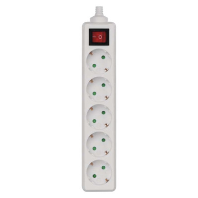 Колодка EMOS P1520, 5 розеток з вимикачем 16 A