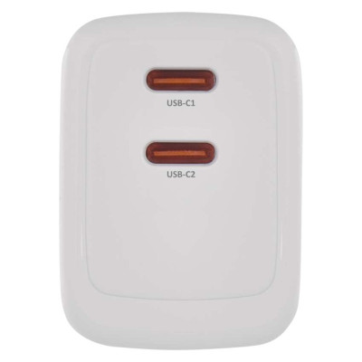 Універсальний USB зарядний пристрій EMOS V03G35 2xUSB-С 15W 220V Універсальний USB зарядний пристрій EMOS V03G35 2xUSB-С 15W 220V