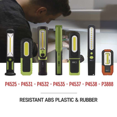 Ліхтар акумуляторний Emos P4531 400 Lm 2000 mAh пластик магніт Ліхтар акумуляторний Emos P4531 400 Lm 2000 mAh пластик магніт