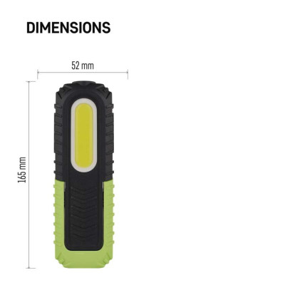 Ліхтар акумуляторний Emos P4531 400 Lm 2000 mAh пластик магніт Ліхтар акумуляторний Emos P4531 400 Lm 2000 mAh пластик магніт