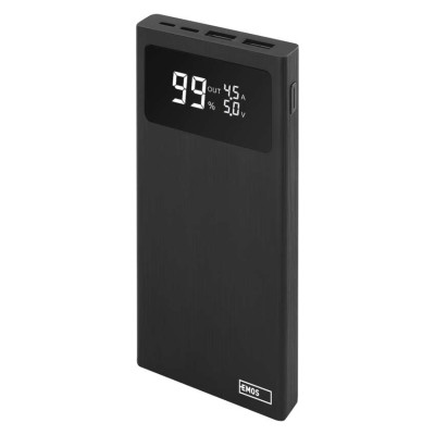 Павербанк EMOS B0531B BetaQ 10 22,5W / 10000mAh, чорний, PD20W