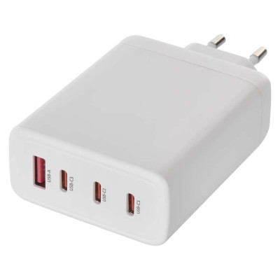 Універсальний USB GAN зарядний пристрій EMOS V06G120 1xUSB-A, 3xUB-C 120W 220V PD Універсальний USB GAN зарядний пристрій EMOS V06G120 1xUSB-A, 3xUB-C 120W 220V PD
