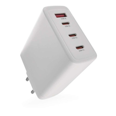 Універсальний USB GAN зарядний пристрій EMOS V06G120 1xUSB-A, 3xUB-C 120W 220V PD