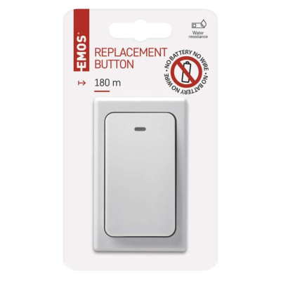 Кнопка для дзвінка EMOS P5729T 180м IP44 220V