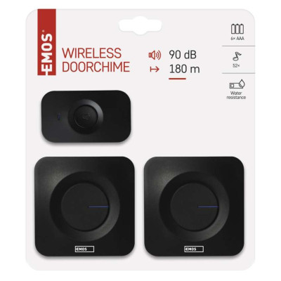 Бездротовий дзвінок EMOS P5730 180м AAA