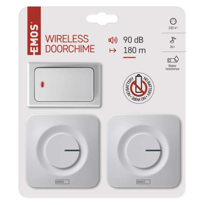 Бездротовий дзвінок EMOS P5731 180м 220V