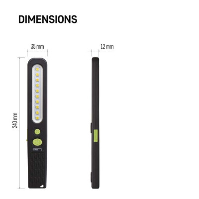 Ліхтар акумуляторний Emos P4538 700 Lm 1200 mAh пластик гума магніт
