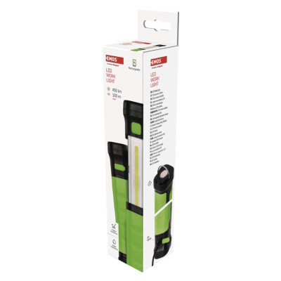 Ліхтар акумуляторний Emos P4541 450 Lm 2000 mAh Li-Ion пластик Ліхтар акумуляторний Emos P4541 450 Lm 2000 mAh Li-Ion пластик