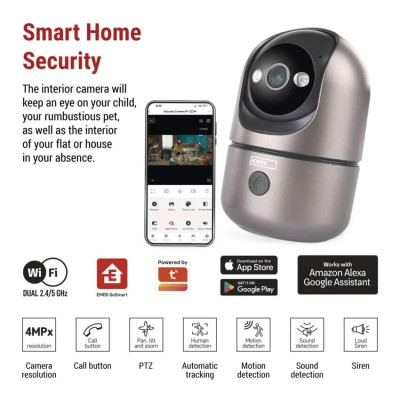 Розумна IP-камера Emos H4062 GoSmart внутрішня поворотна Wi-Fi