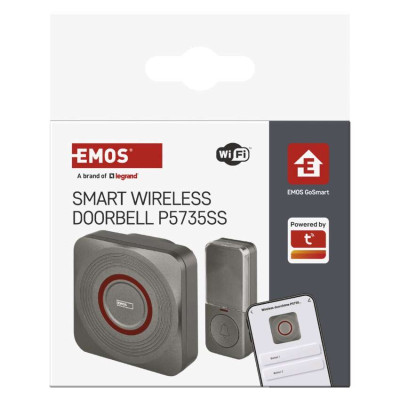 Розумний бездротовий дверний дзвінок EMOS P5735SS WIFI
