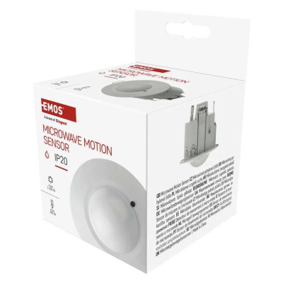 Датчик руху EMOS GS22111 мікрохвильовий IP20 1200W