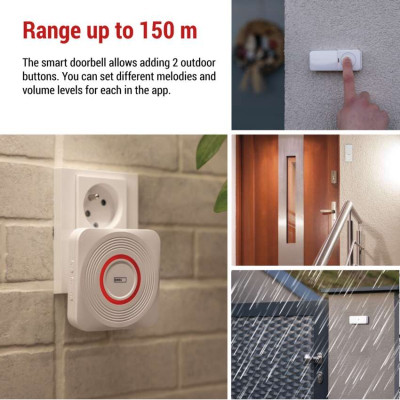 Розумний бездротовий дверний дзвінок EMOS P5735WS WIFI