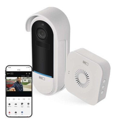 Розумний бездротовий відеодзвінок EMOS H4032 GoSmart на акумуляторі з Wi-Fi