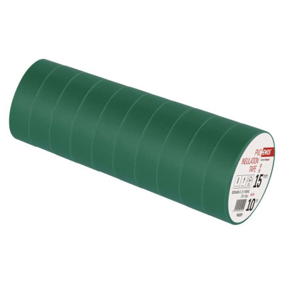 Ізоляційна стрічка EMOS PVC 15/10 зелена F61519