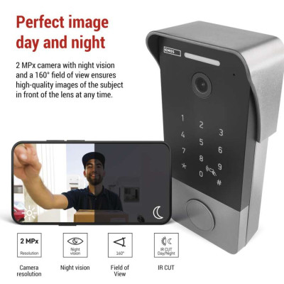 Розумний бездротовий відеодзвінок Emos H4034 IP-21PoE з Wi-Fi