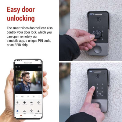 Розумний бездротовий відеодзвінок Emos H4034 IP-21PoE з Wi-Fi