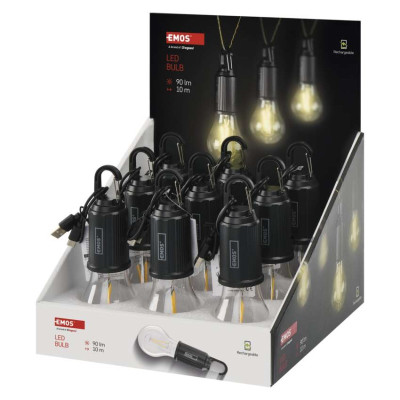 Лiхтар лампа LED Emos P4719 90 Lm Li-Ion 400 mAh пластик