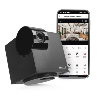 Розумна IP-камера Emos H4061 GoSmart, з Wi-Fi, чорна