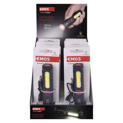 Ліхтар акумуляторний Emos P4720 120 Lm 400 mAh Li-Ion Ліхтар акумуляторний Emos P4720 120 Lm 400 mAh Li-Ion