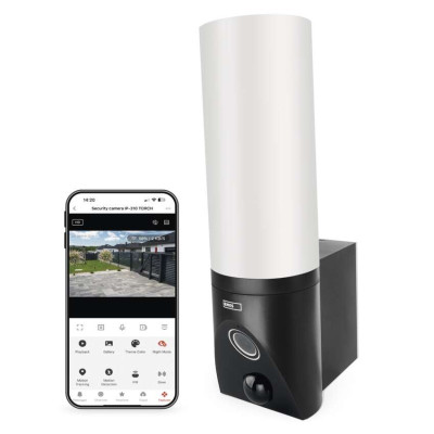 Розумна IP-камера Emos H4065 GoSmart, зовнішня, поворотна, з Wi-Fi і підсвічуванням, чорна