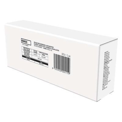 Акумуляторна батарея EMOS B9672, AGM, 12V, 2,2Ah, fast 4,7mm Акумуляторна батарея EMOS B9672, AGM, 12V, 2,2Ah, fast 4,7mm