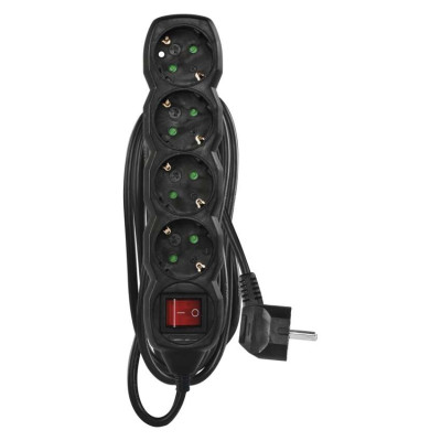 Мережевий подовжувач Emos PC1425R 4 розетки 5 м 1,5 мм²