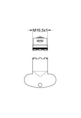 Комплект аераторів GROHE 7,2 л/хв + 14,9 л/хв різьбленням М16,5 (13937000)