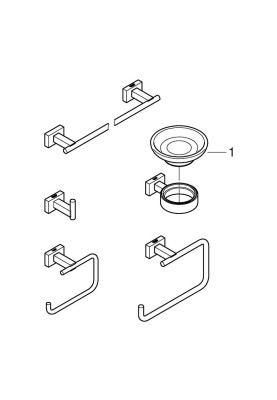 Essentials Cube Набір аксесуарів 5 в 1 (40758001)