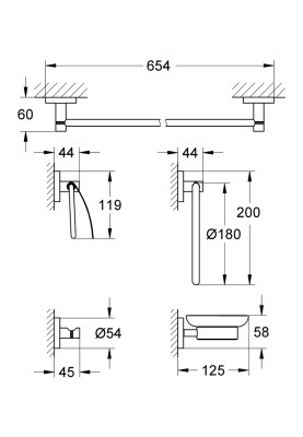 Essentials Набір аксесуарів 5 в 1 (40344001)