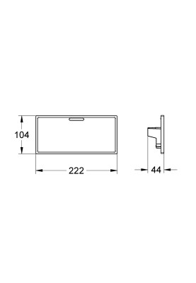 Grohtherm Cube Полочка EasyReach (18700000)
