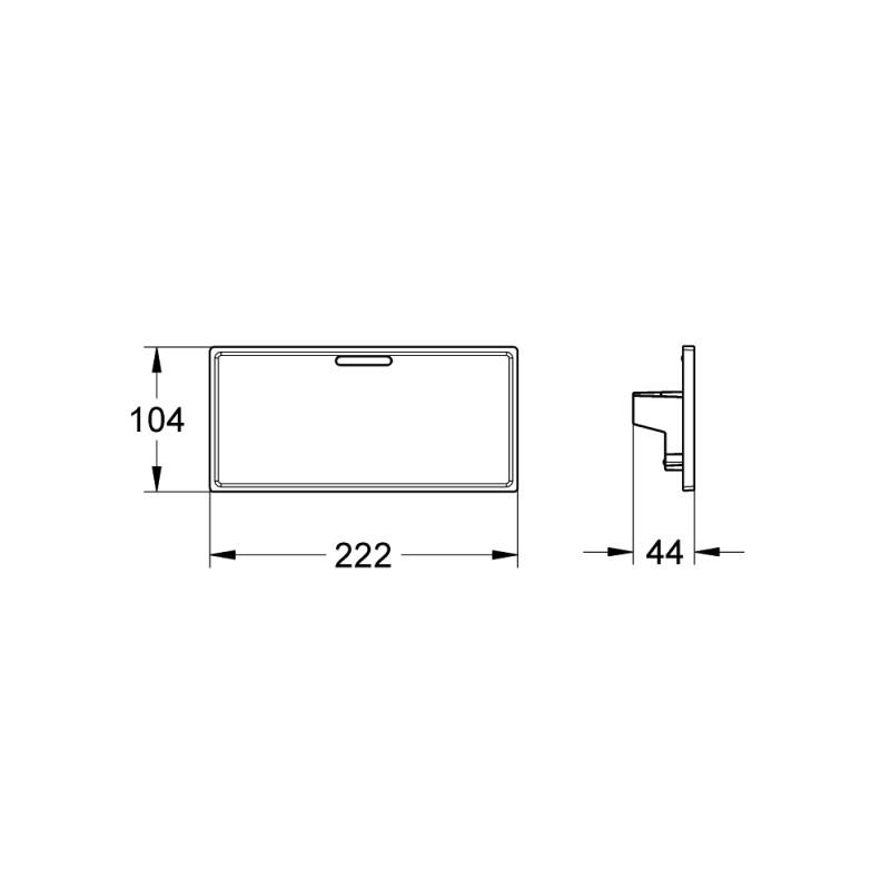 Grohtherm Cube Поличка EasyReach (18700000)