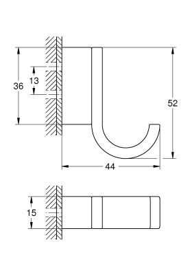 Selection Гачок для банного халату (41216KF0)