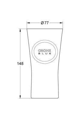 GROHE Blue Стакани для води (6 штук) (40437000)